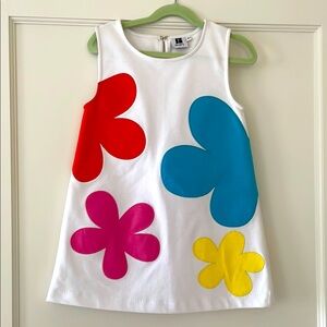 Lisa Perry Kids Colorful Sleeveless Dress with Bold Patterns